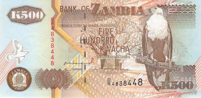 500 Kwacha 1992